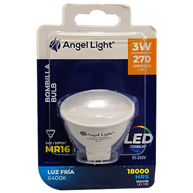 BOMBILLO LED DICROICO 3W MR16 ANGEL LIGHT