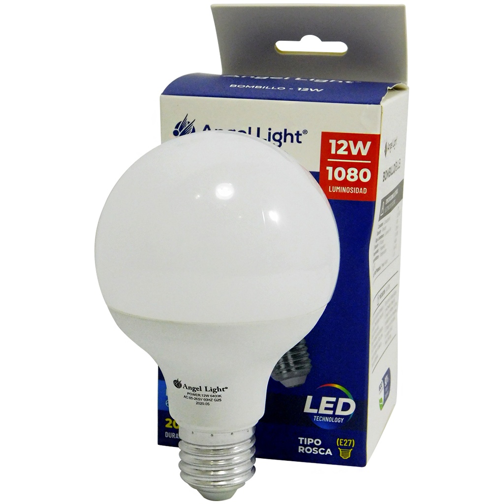 BOMBILLO LED 12W GLOBO ANGEL LIGHT