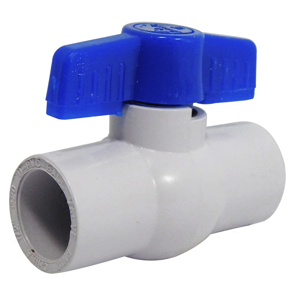 VALVULA 1/2" DE PVC SIN ROSCA GRIVEN