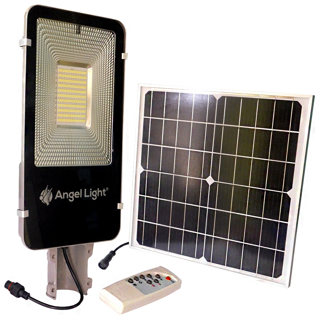 LAMPARA LED CON PANEL SOLAR 100W ANGEL LIGHT