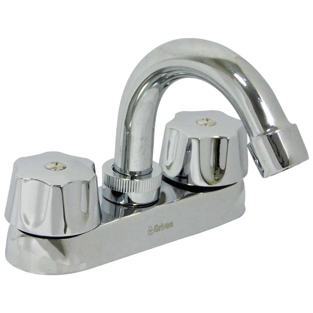 GRIFERIA PARA LAVAMANOS 4" CUELLO CURVO GRIVEN