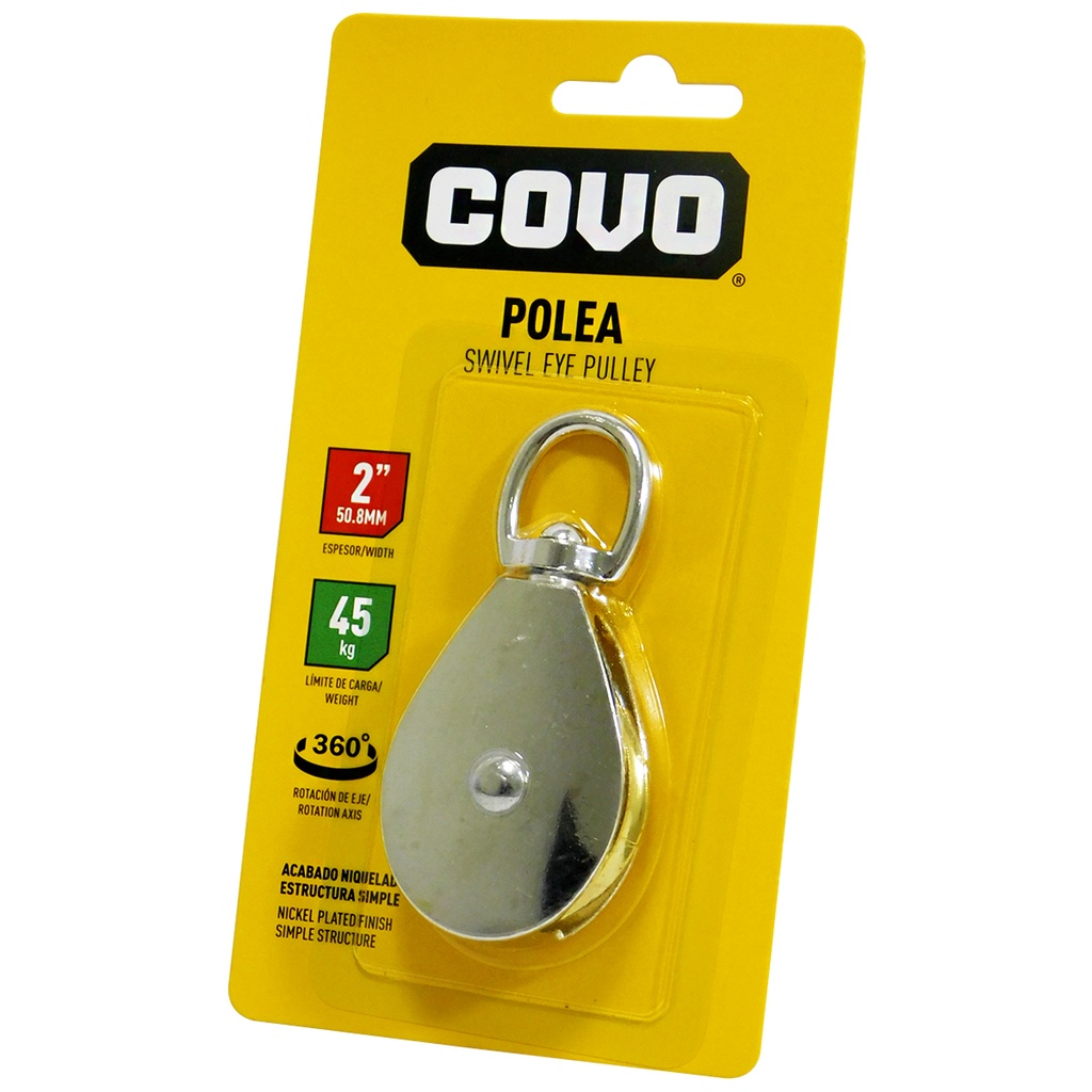 POLEA 2" 90KG COVO
