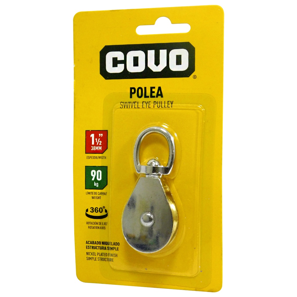 POLEA 1 1/2" 90KG COVO
