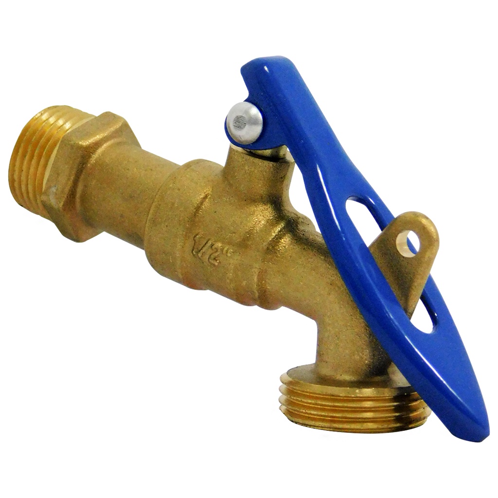 LLAVE DE CHORRO 1/2" DE BRONCE PORTA CANDADO GRIVEN