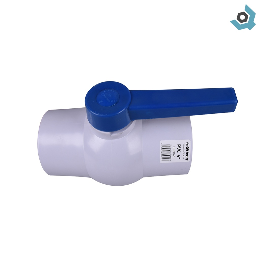 VALVULA 4" DE PVC CON ROSCA GRIVEN