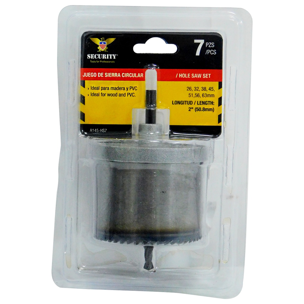 JUEGO DE SIERRA CIRCULAR 7 PIEZAS SECURITY