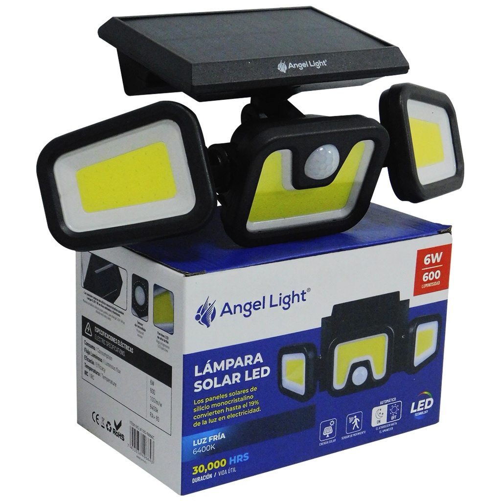 LAMPARA LED SOLAR 6W DEFORMABLE ANGEL LIGHT