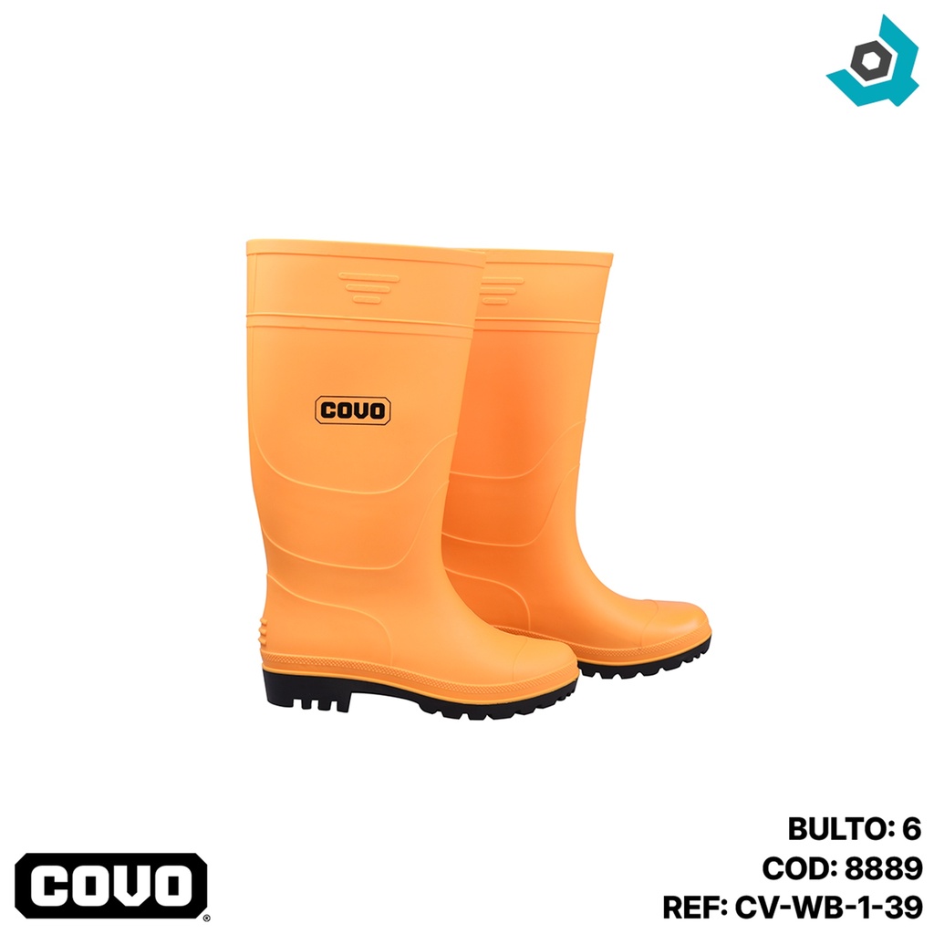BOTAS DE CAUCHO T39 SIN PUNTA DE HIERRO COVO