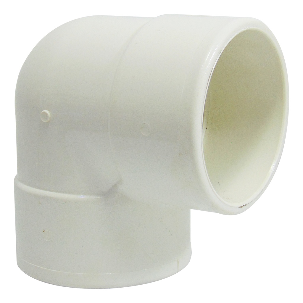 CODO 90GR PVC PRESS SCH 80 4" HS BLANCO TUBRICA