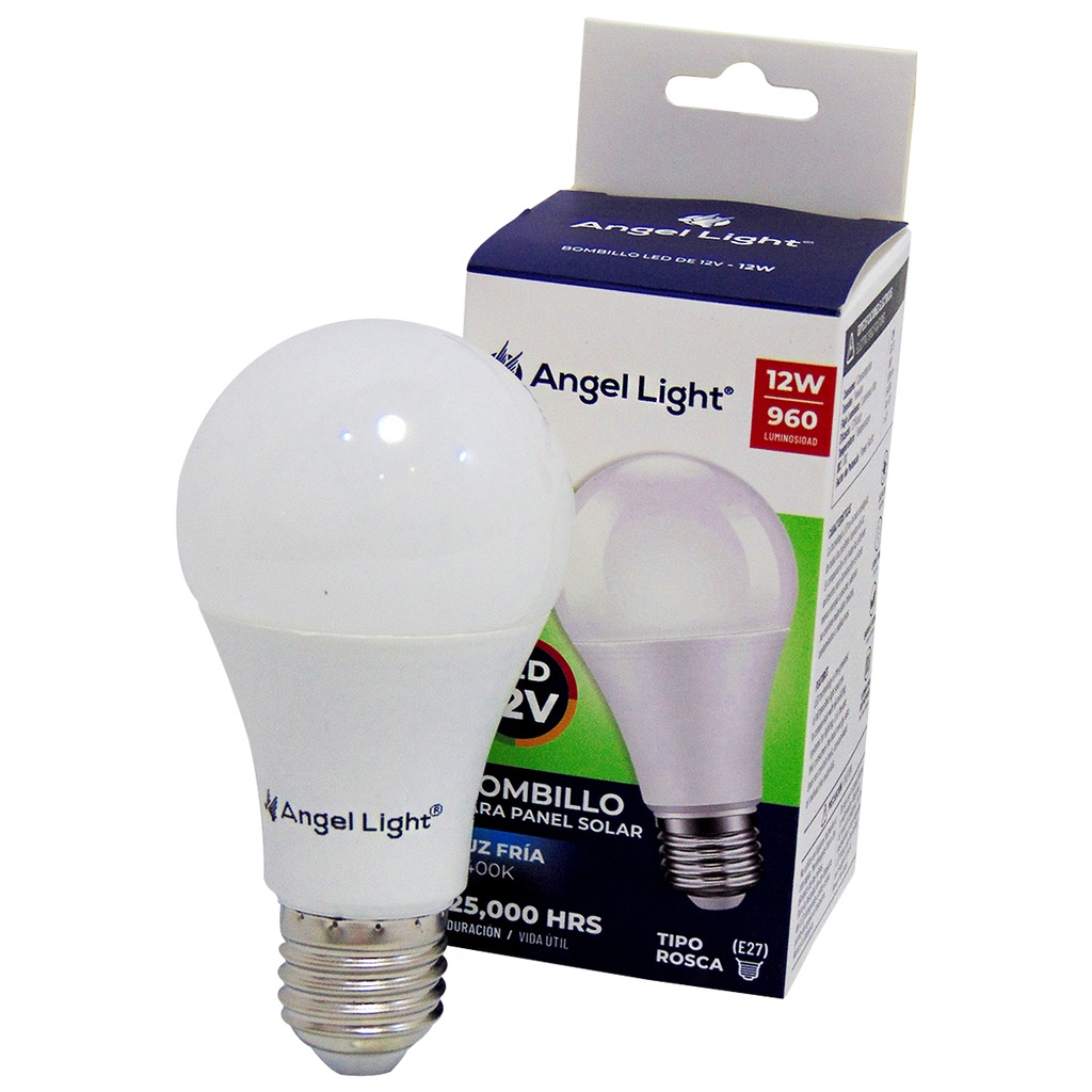 BOMBILLO LED 12W PARA PANEL SOLAR ANGEL LIGHT SOLO 12 VOLTIOS