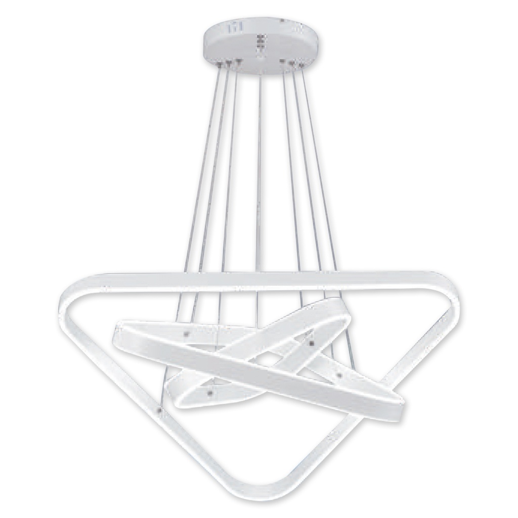 LAMPARA LED COLGANTE 155W TRIANGULAR ANGEL LIGHT