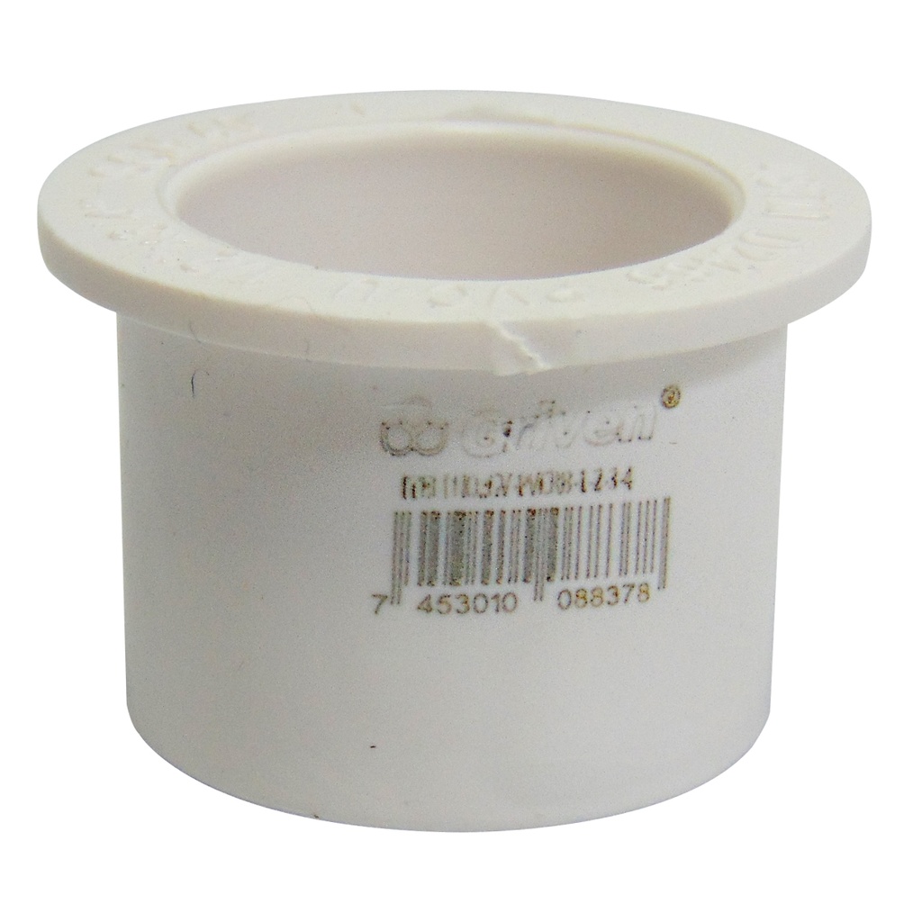 REDUCCION BUSHING 1/2" X 3/4" PVC SCH 40 GRIVEN