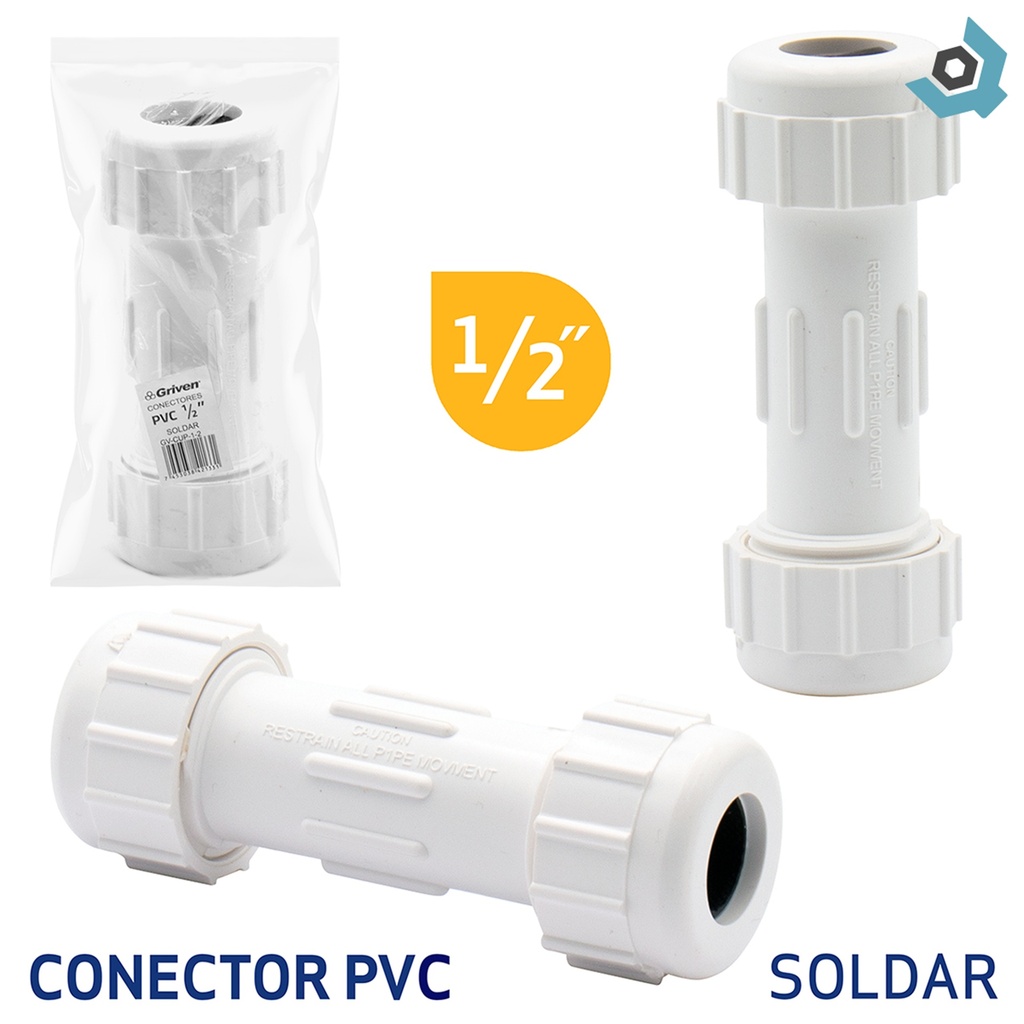 JUNTA DRESS 1/2" DE PVC GRIVEN