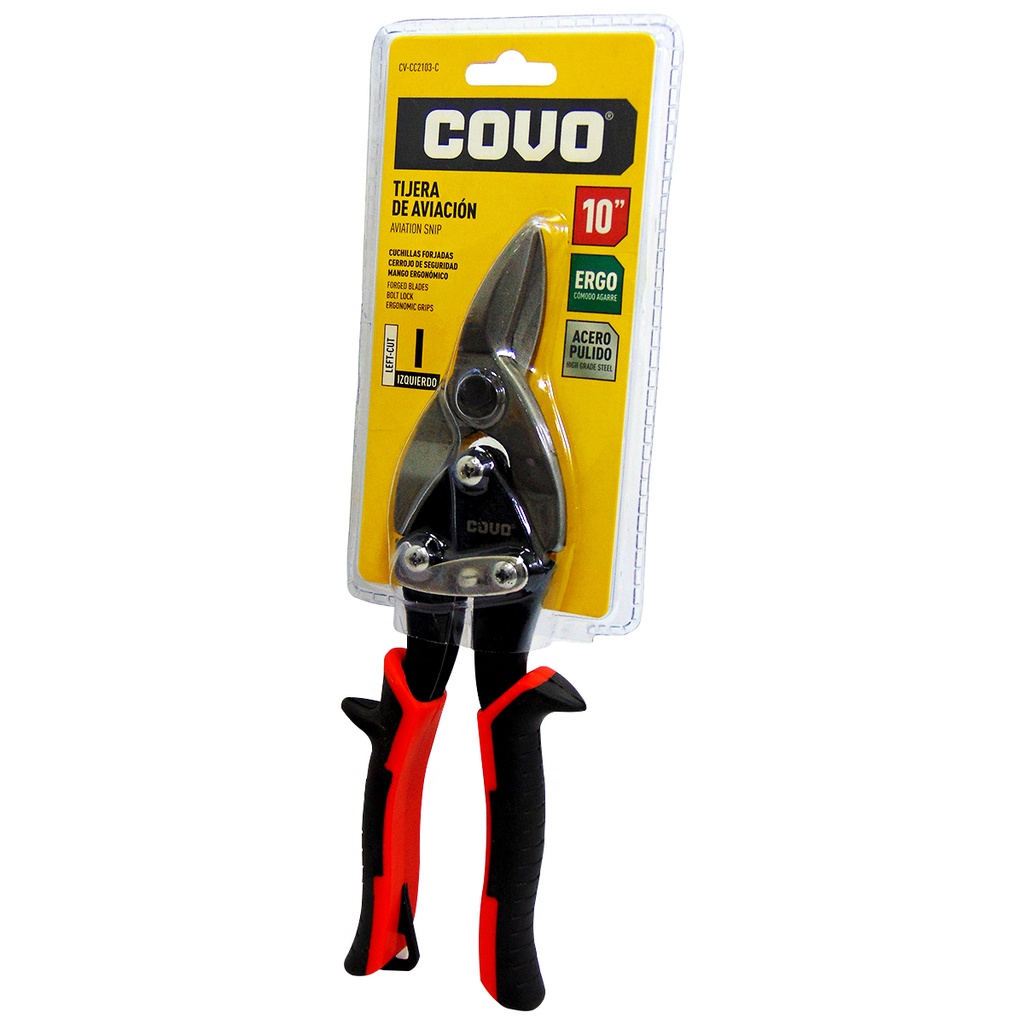 TIJERA DE AVIACION 10" CORTE IZQUIERDO COVO