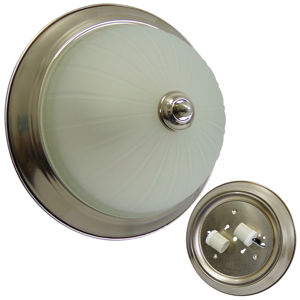 LAMPARA LED SUPERFICIAL DECORATIVA PLATAEADA ANGEL LIGHT