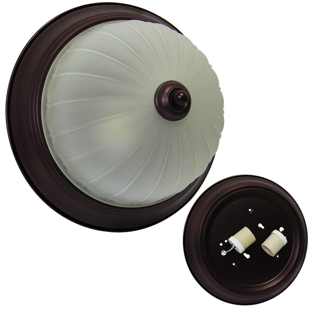 LAMPARA LED SUEPRFICIAL DECORATIVA MARRON OSCURO ANGEL LIGHT