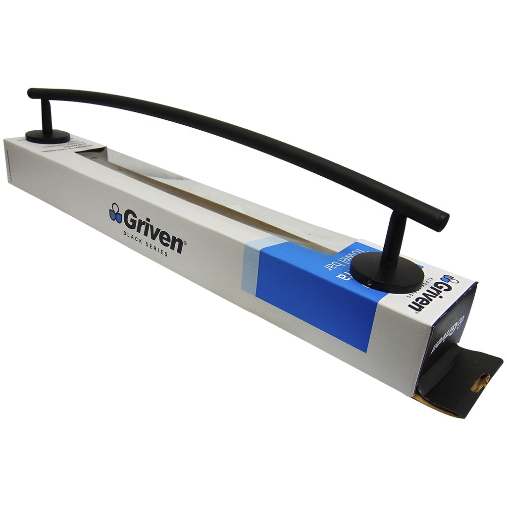 TOALLERO DE BARRA NEGRO MATE GRIVEN BLACK