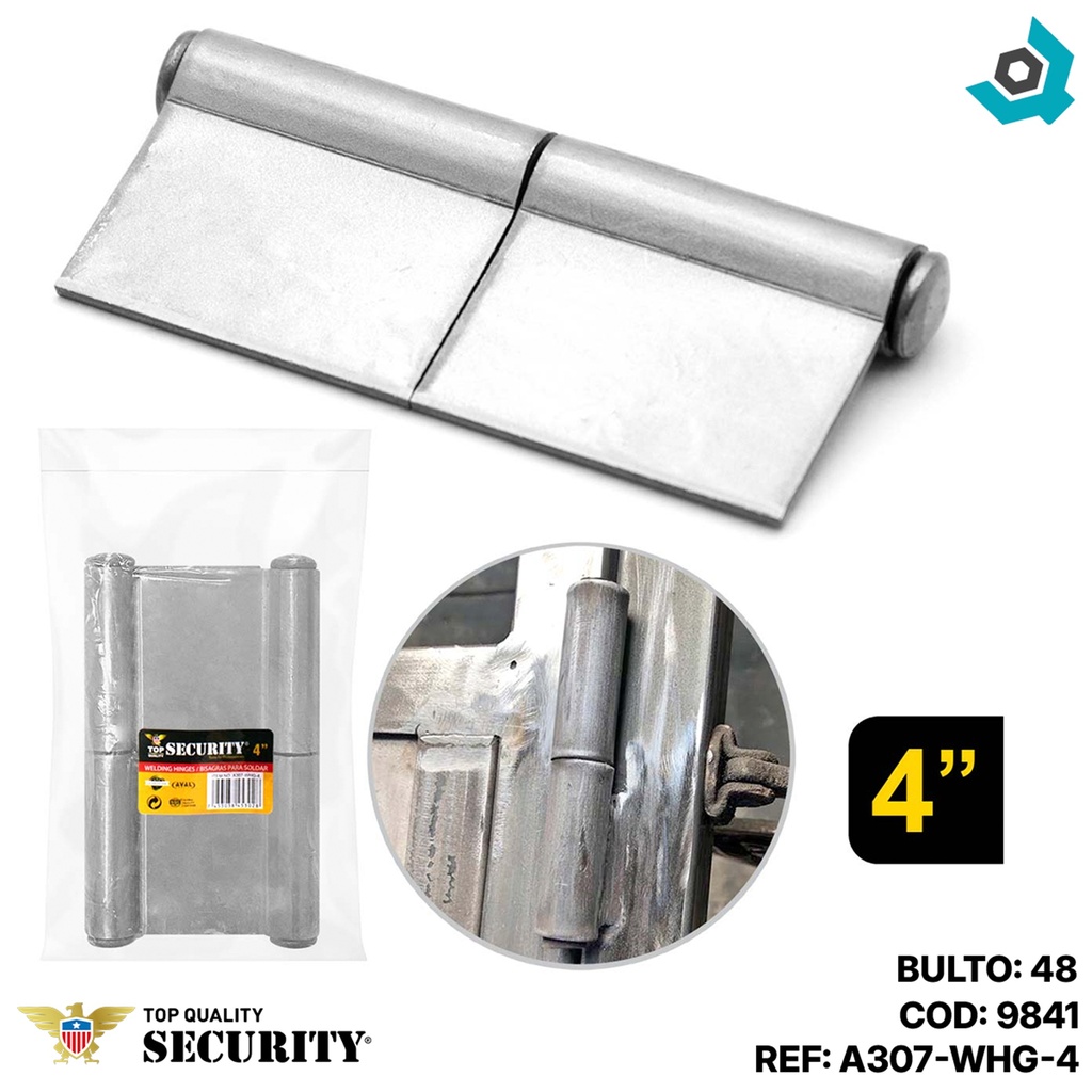 BISAGRA DE ARMILLAR 4" SECURITY