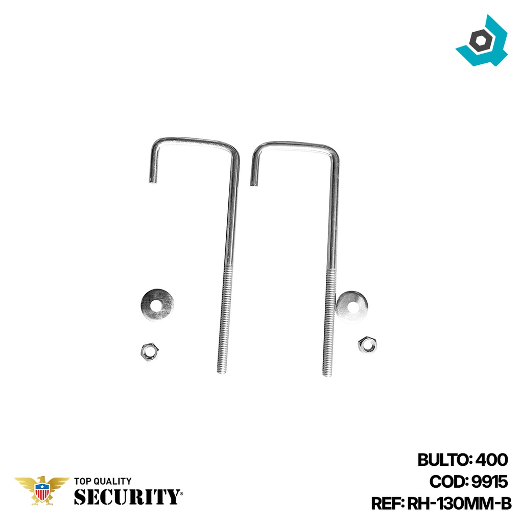 GANCHO PARA TECHO 3" X 1 1/2" SECURITY