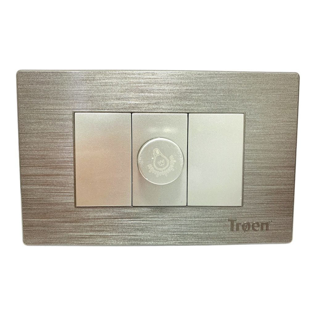 ATENUADOR DE LUZ GIRATORIO PLATEADO TROEN