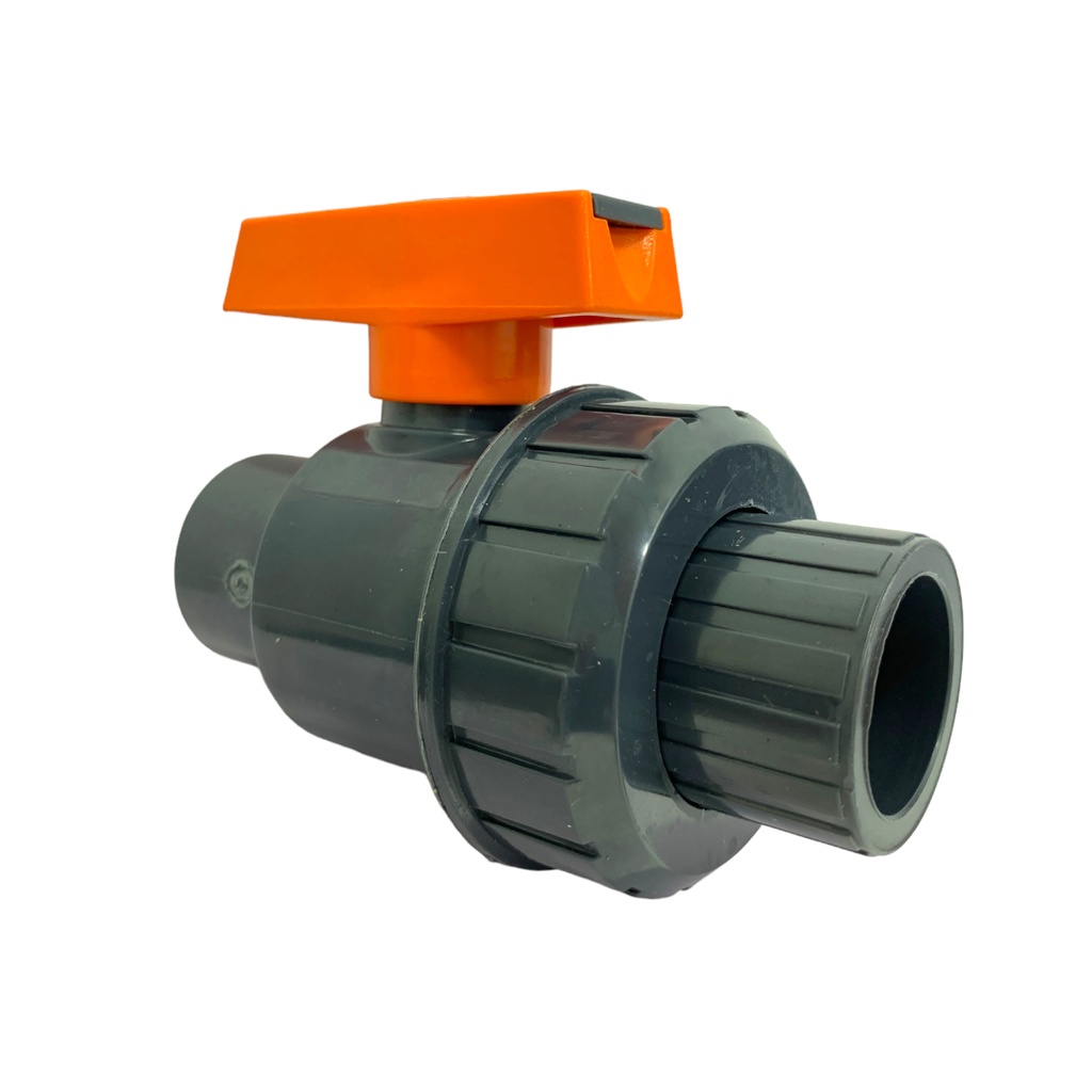 VALVULA BOLA UNION UNIVERSAL PVC PRES 3/4" C SIN ROSCA TURICA
