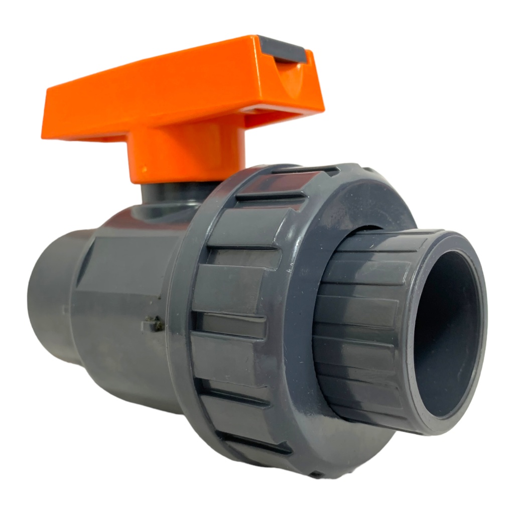VALVULA BOLA UNION UNIVERSAL PVC PRES 1" C SIN ROSCA TUBRICA
