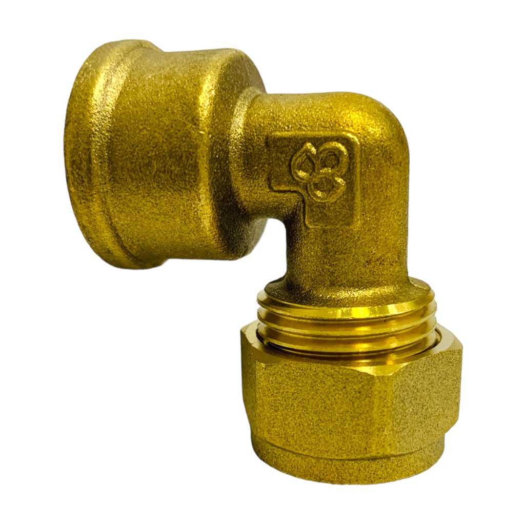 CODO 1/2" X FXL16 MM 90 GRADOS DE BRONCE PARA GAS GRIVEN