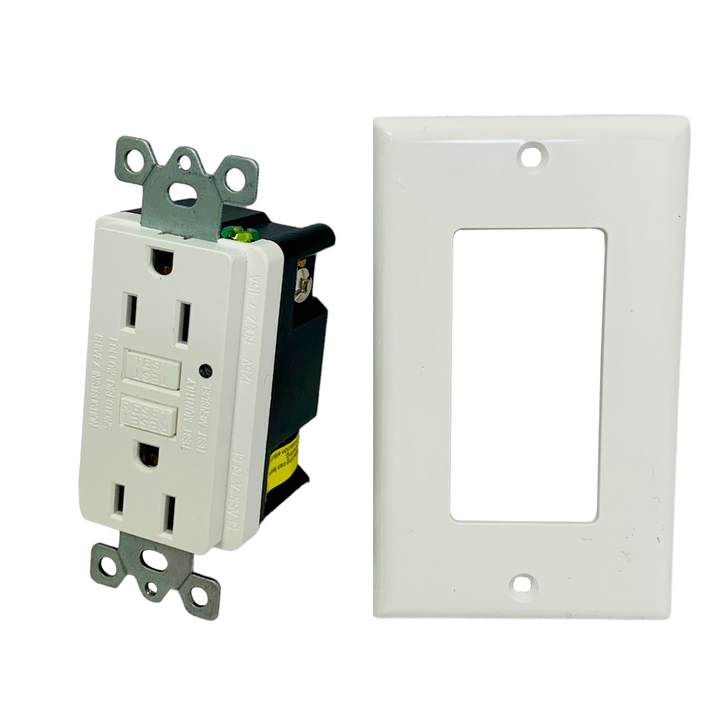 GFCI ENCHUFE DE SEGURIDAD 125V TROEN