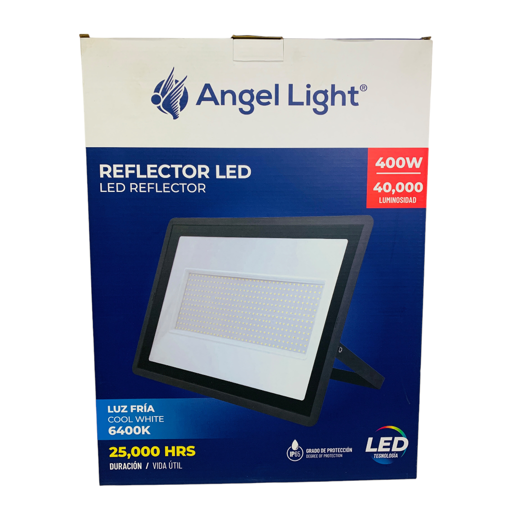 REFLECTOR LED 400W LUZ FRIA 6400K ANGEL LIGHT