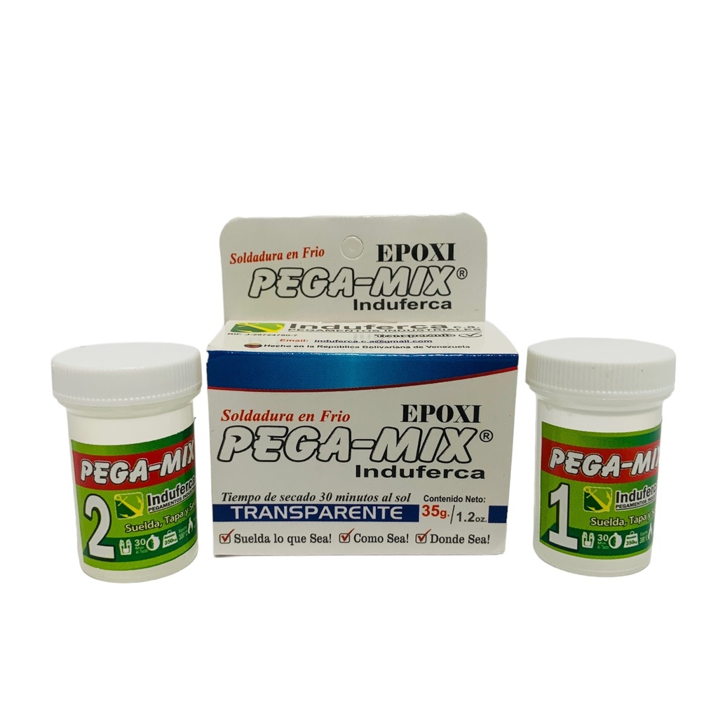 PEGA MIX TRANSPARENTE 35GRS X 24UND INDUFERCA
