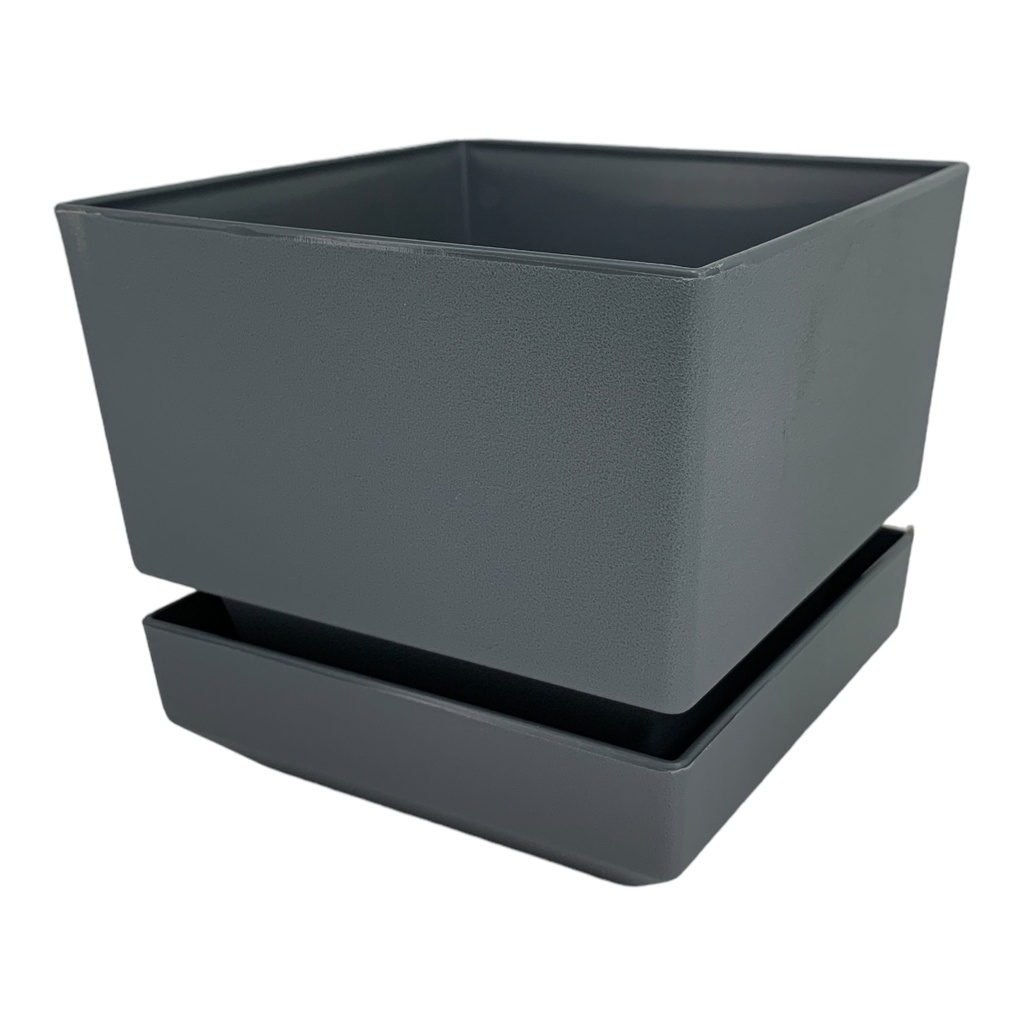 MATERO Y PLATO PP ART CUAD TEXT L12 GRIS DP