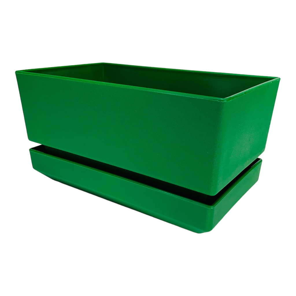 MATERO Y PLATO PP ART REC TEXT L18 VERDE DP