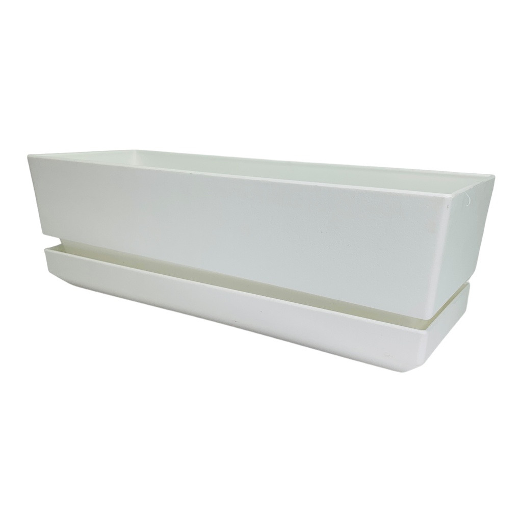 MATERO Y PLATO PP ART REC TEXT L30 BLANCO