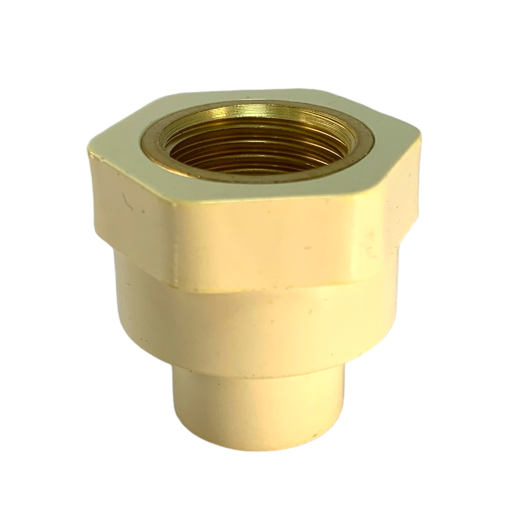 ADAPTADOR CPVC PRES 1/2" C X HR DE BRONCE TUBRICA