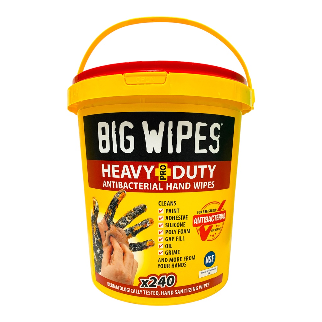 TOALLAS LIMPIADORAS PARA MANOS 240 PZS BIG WIPES