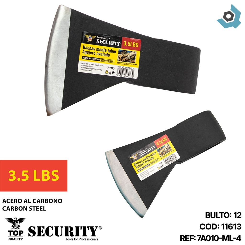 HACHA SIN CABO 3.5 LBS SECURITY