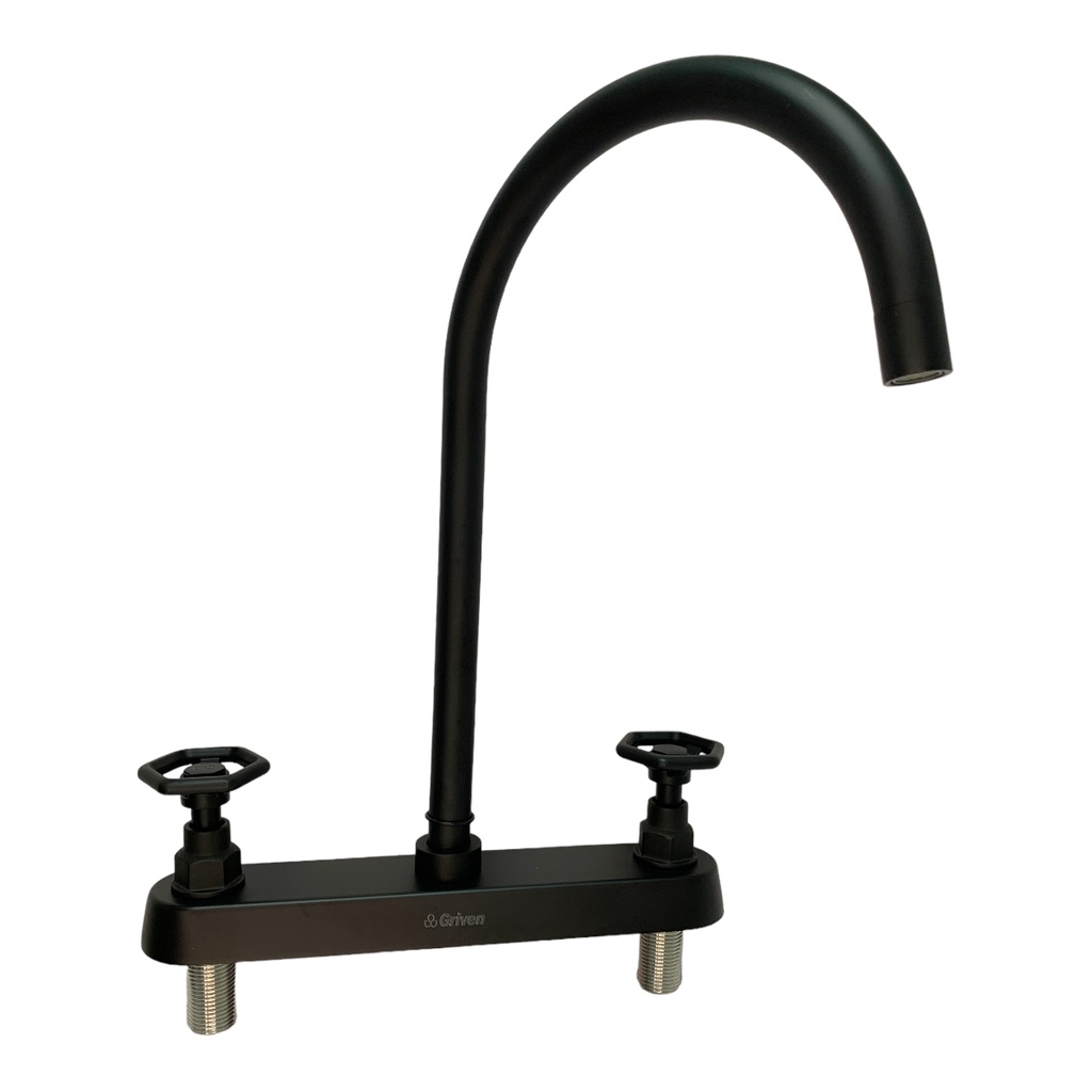 GRIFERIA PARA FREGADERO NEGRO MATE ACERO INOXIDABLE GRIVEN