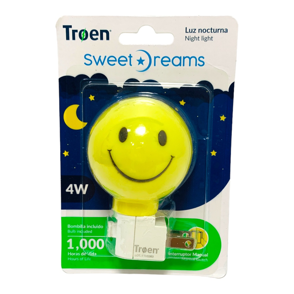 LAMPARA DE PARED LUZ NOCTURNA 4W TROEN