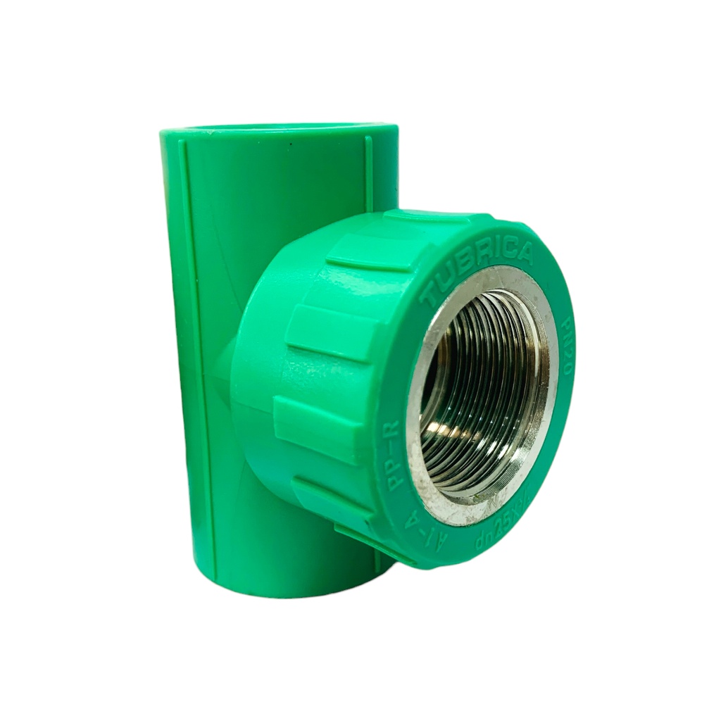 TEE PPR PRES 25MM X 3/4" CXCXHR-MET POLIFUSION TUBRICA