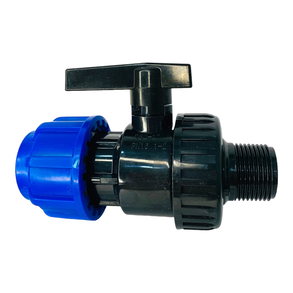 VALVULA UNION 32MM PARA RIEGO PEAD TUBRICA