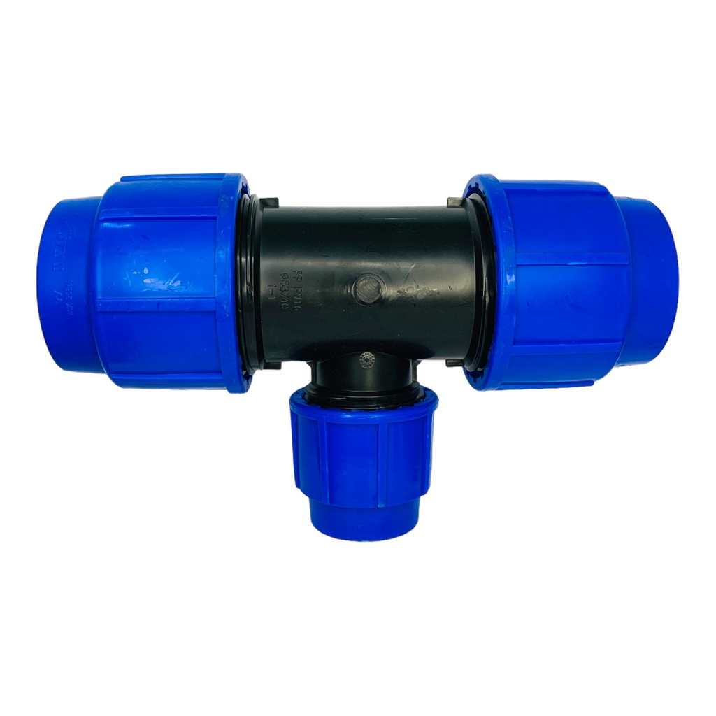 TEE REDU 63 X 40MM PARA RIEGO PEAD TUBRICA