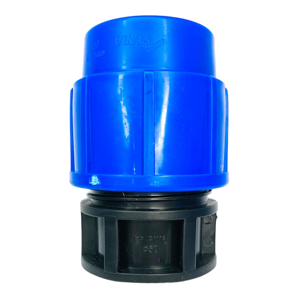 TAPON PP PRES 50MM PARA RIEGO PEAD TUBRICA