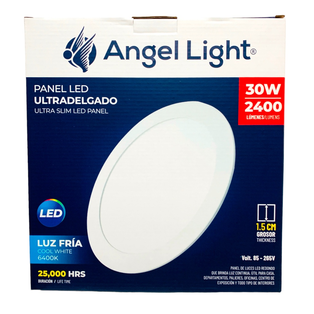 LAMPARA LED PARA EMPOTRAR REDONDA 30W 6400K ANGEL LIGHT