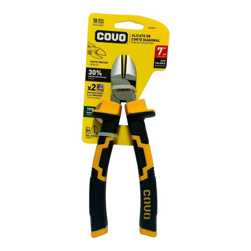 ALICATE DE CORTE DIAGONAL 7" COVO