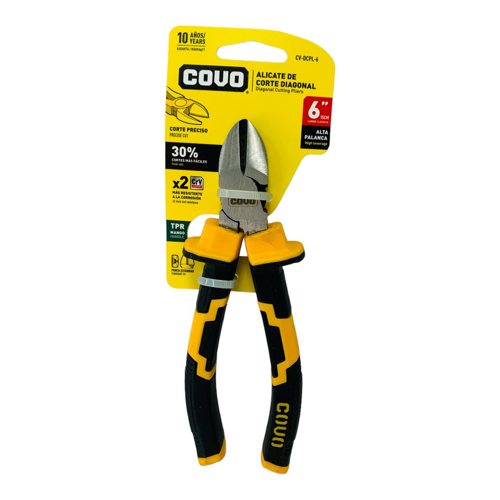 ALICATE DE CORTE DIAGONAL 6" COVO