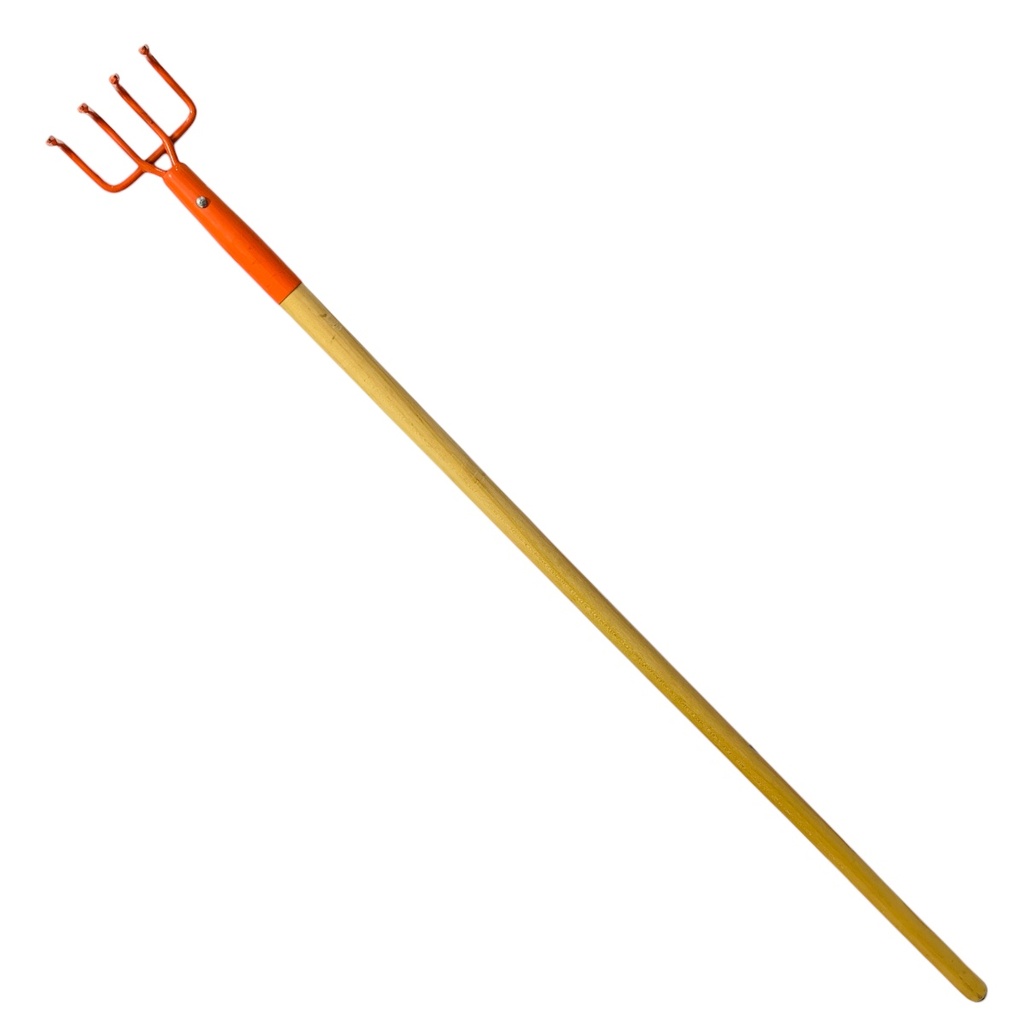 TENEDOR CULTIVADOR MANGO DE MADERA 1.35CM AGE USA