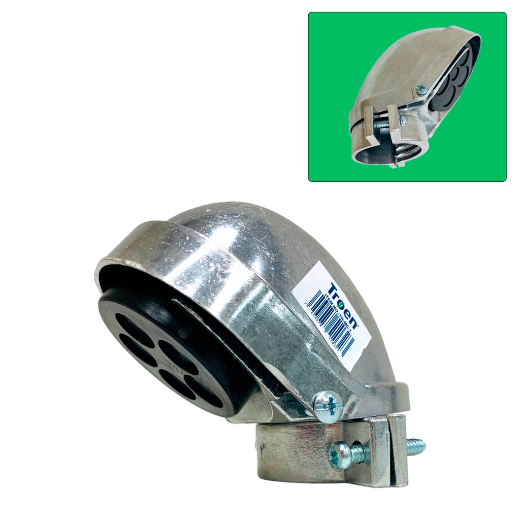 CABEZOTE CON ABRAZADERA PARA TUBOS DE 1" TROEN