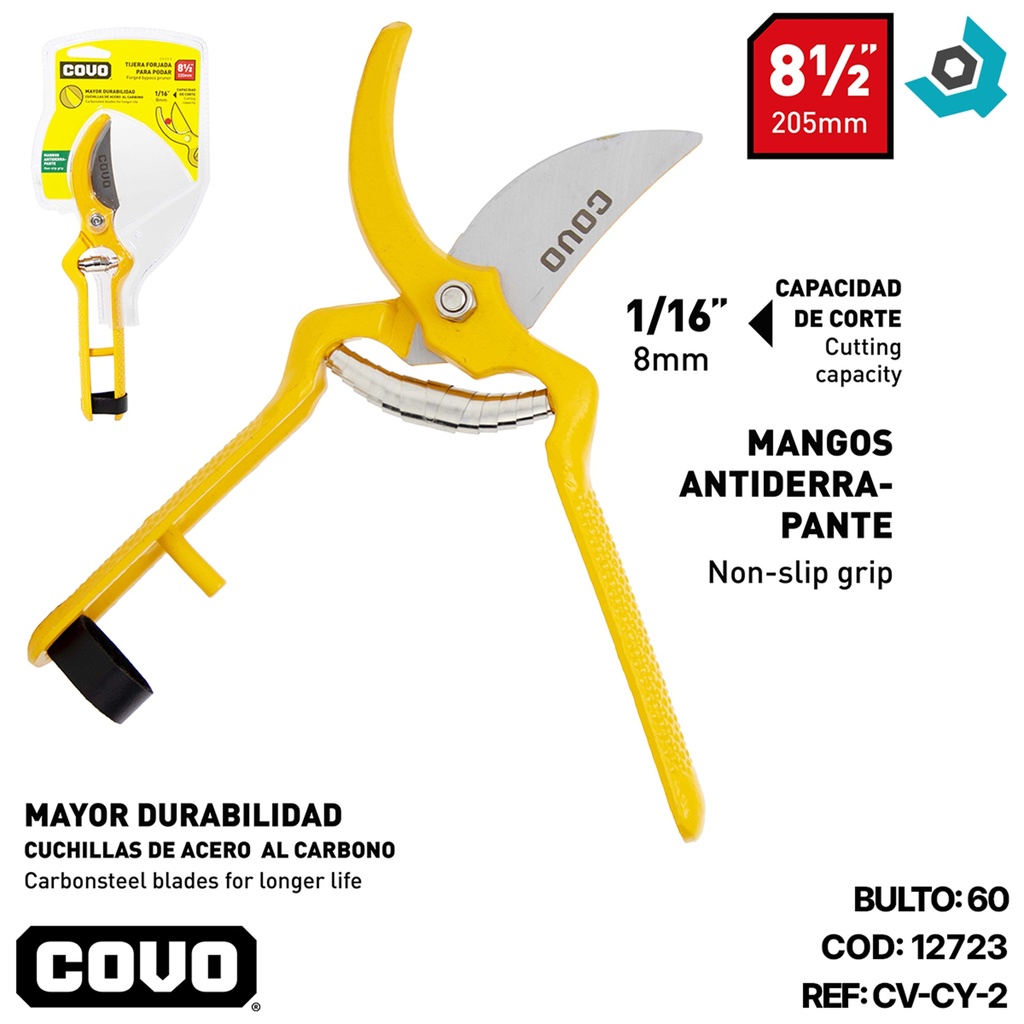 TIJERA FORJADA PARA PODAR COVO