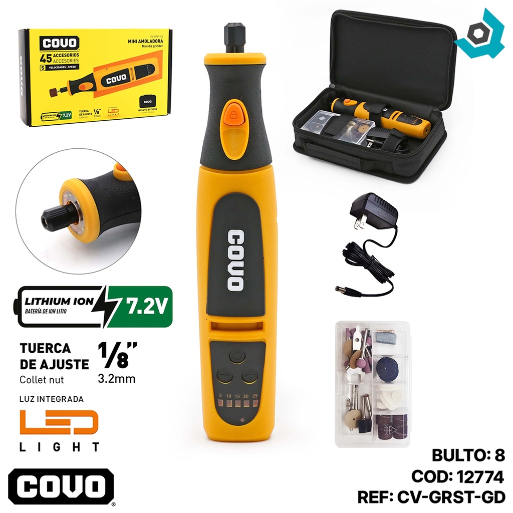 SET DE DREMEL INALAMBRICO COVO