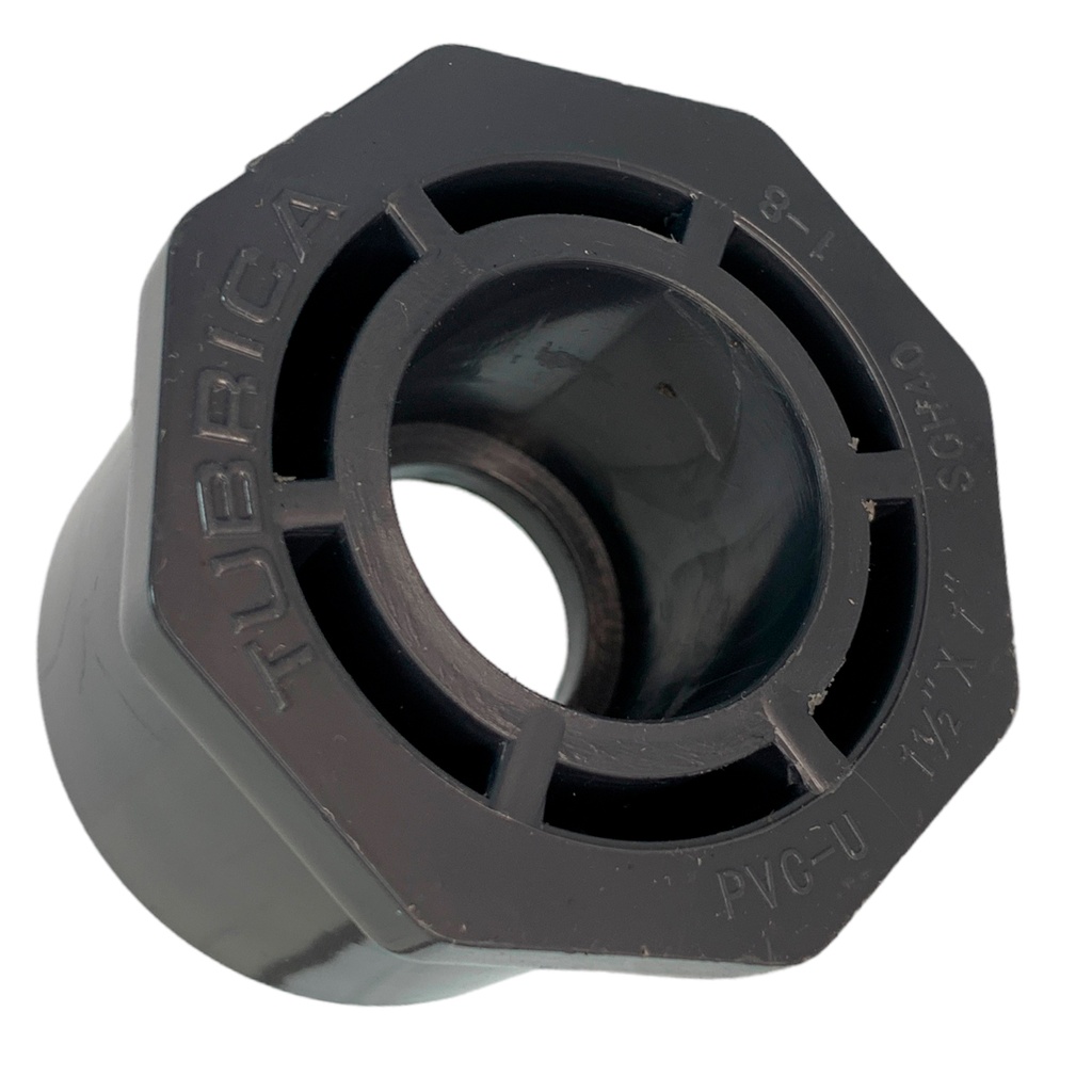 BUJE REDU PVC PRES 1 1/2" X 1" EXC TUBRICA